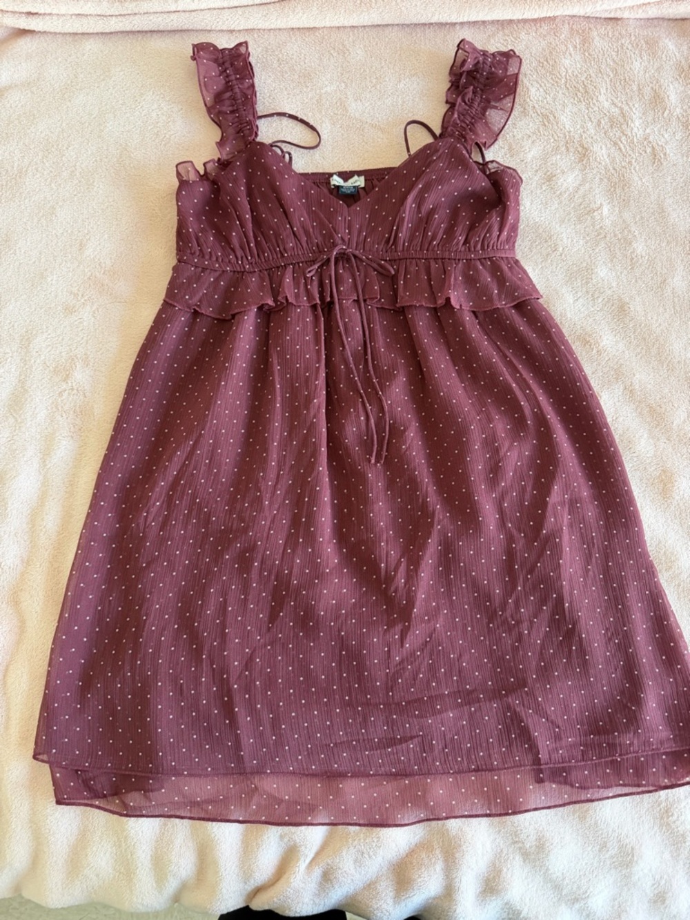 American Eagle Ruffle Mini Dress